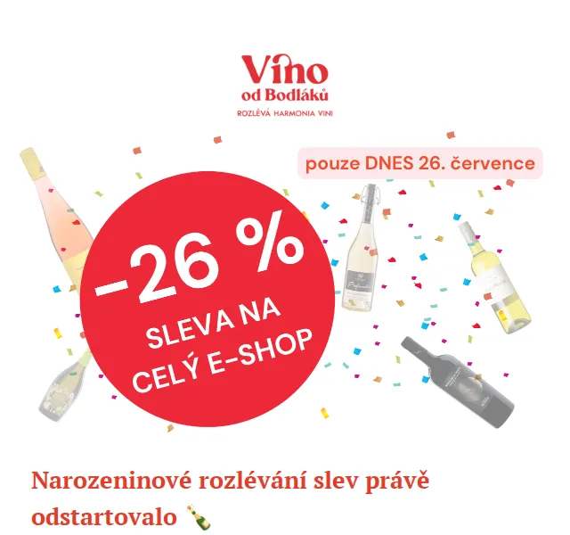 Jitka za Víno od Bodláků: 26% sleva na celý e-shop – červenec 2026 | Nuslet.cz