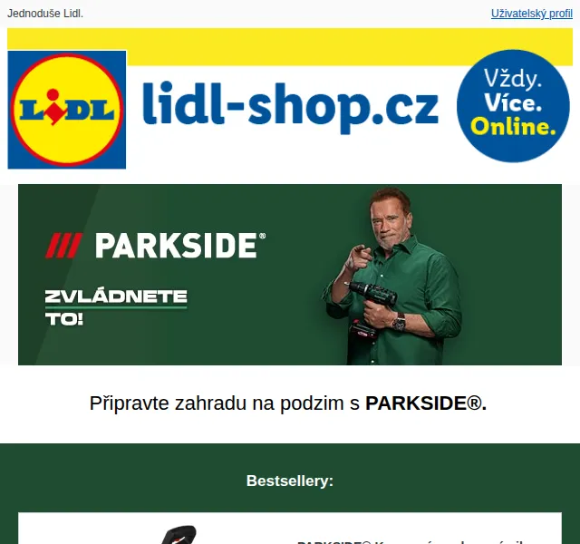 Lidl: PARKSIDE nářadí se slevou až 22 % – červenec 2026 | Nuslet.cz