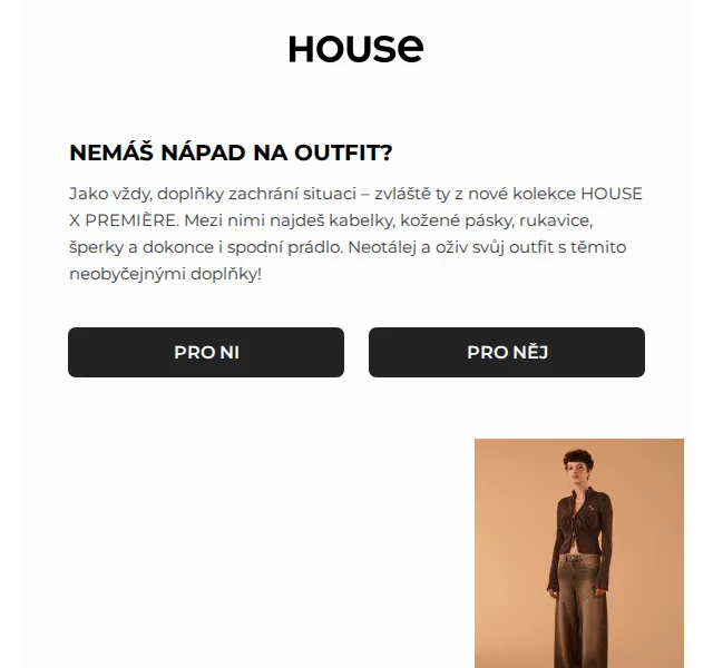 HOUSE: NOVÁ KOLEKCE DOPLŇKŮ X PREMIÈRE – červenec 2026 | Nuslet.cz