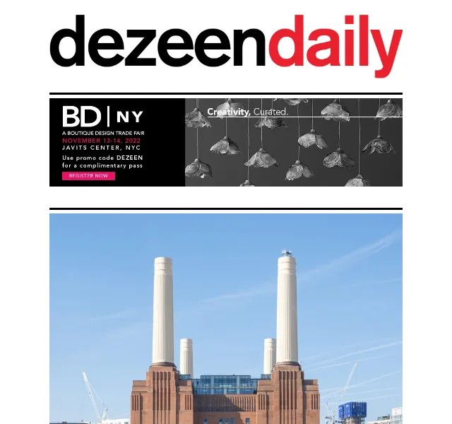 Dezeen Daily: Novinky z architektury a designu – červenec 2026 | Nuslet.cz