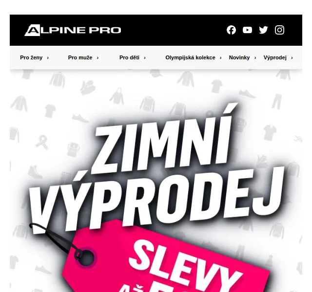 ALPINE PRO: Zimní výprodej až 50 % – červen 2026 | Nuslet.cz