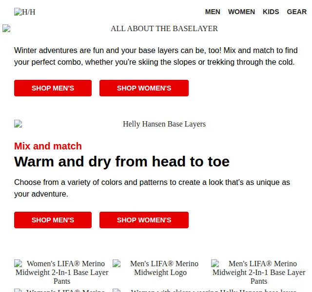 Helly Hansen: Mix & match base layers – červenec 2026 | Nuslet.cz