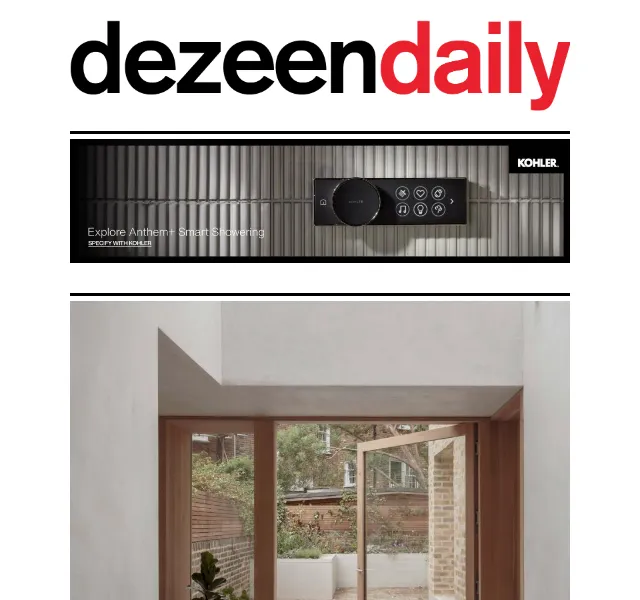 Dezeen Daily: novinky z architektury a designu – červen 2026 | Nuslet.cz