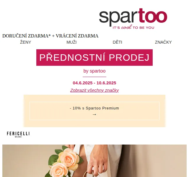 Spartoo: Slevy až –50 % na Fericelli, Puma, Tom Tailor – červenec 2026 | Nuslet.cz
