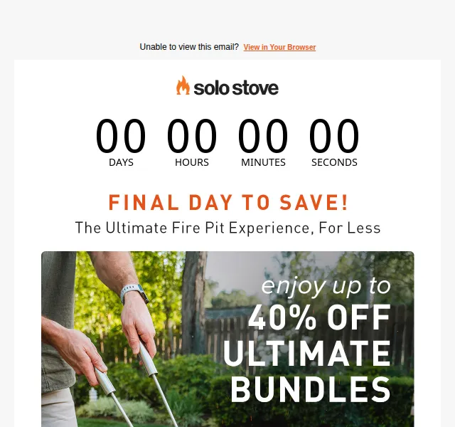 Solo Stove EU: Ultimate Bundle sleva 40 % – červen 2026 | Nuslet.cz