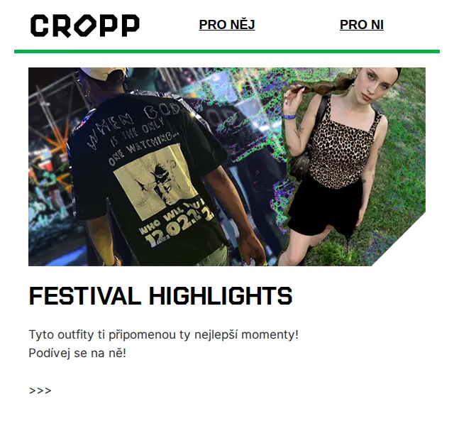 Cropp: Festival Highlights – červenec 2026 | Nuslet.cz