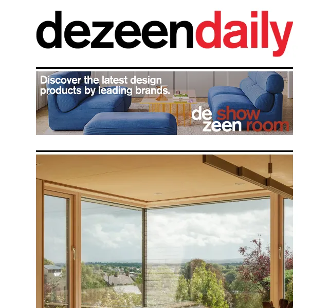Dezeen Daily: novinky z architektury a designu – červenec 2026 | Nuslet.cz