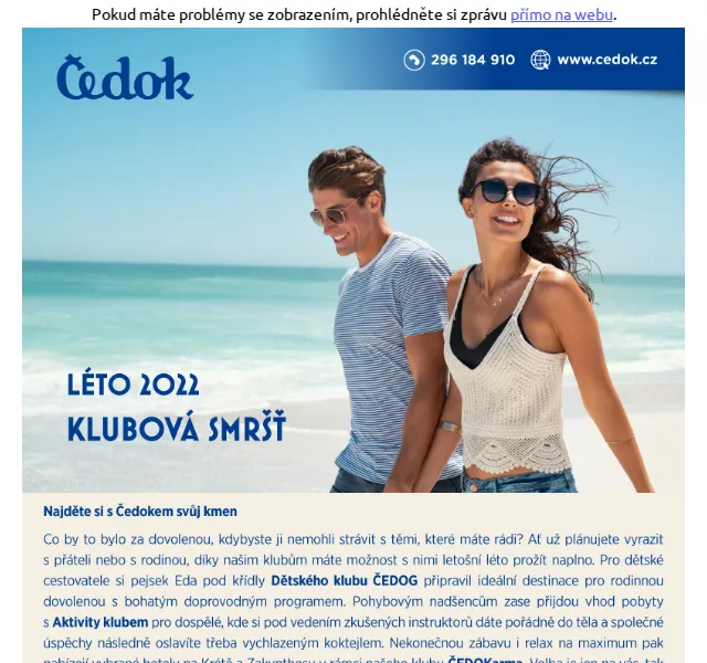 Čedok: Letní klubová smršť – červen 2026 | Nuslet.cz