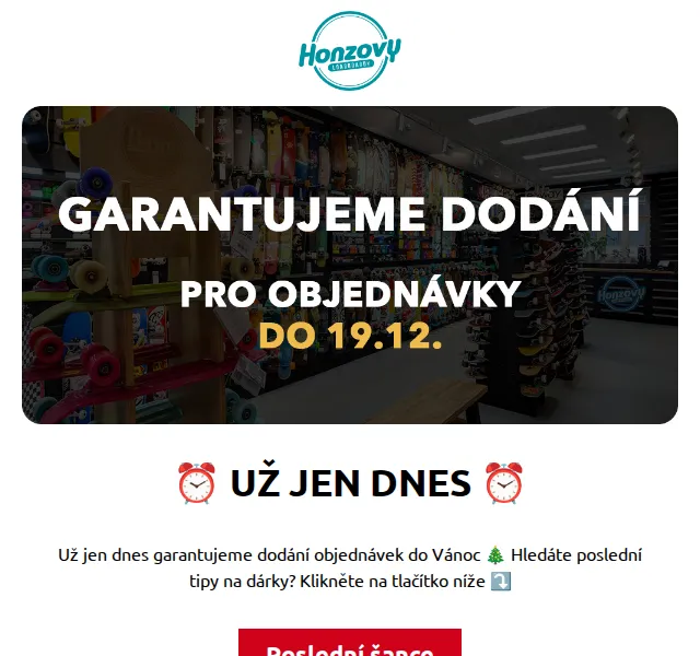 Honzovy Longboardy: Poslední dárky a garance dodání do Vánoc – červenec 2026 | Nuslet.cz