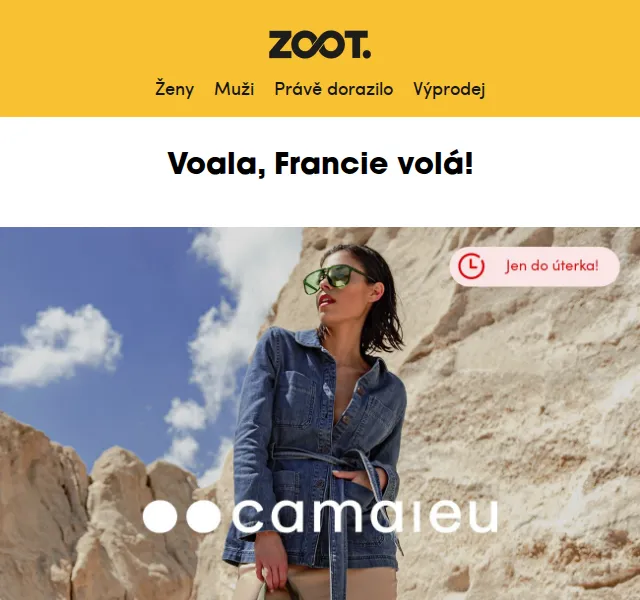 ZOOT: −30 % na Camaieu – červen 2026 | Nuslet.cz