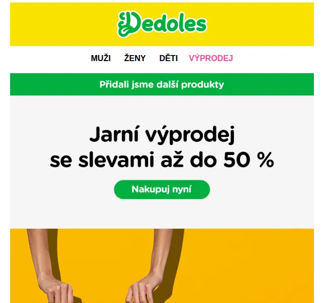 Dedoles.cz: Sleva až 50 % na veselé pantofle a ponožky – červenec 2026 | Nuslet.cz
