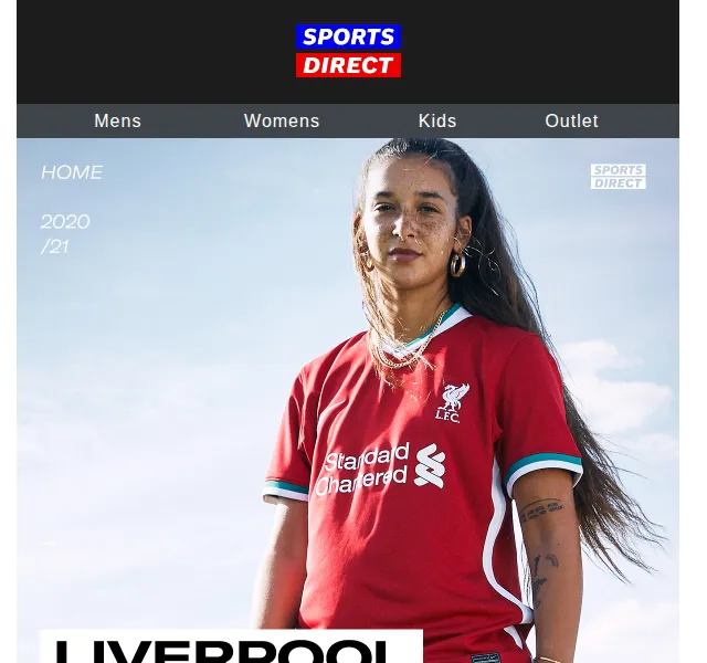 Sportsdirect.com: Liverpool dresy od 20 £ – červen 2026 | Nuslet.cz