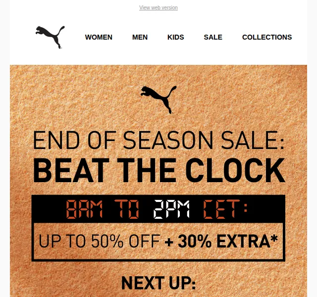 PUMA: Extra sleva 30 % na vybrané zboží – červenec 2026 | Nuslet.cz