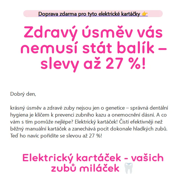 Pilulka.cz: Elektrické kartáčky se slevou až 27 % – červenec 2026 | Nuslet.cz