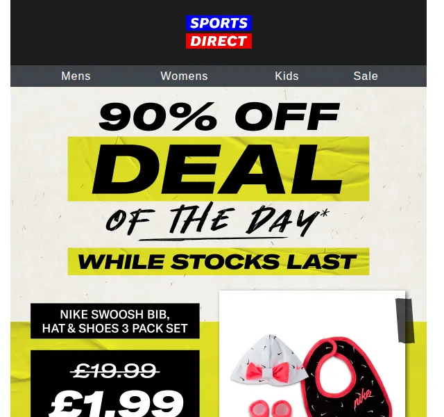 Sportsdirect.com: Nike set za 1,99 £ – červen 2026 | Nuslet.cz