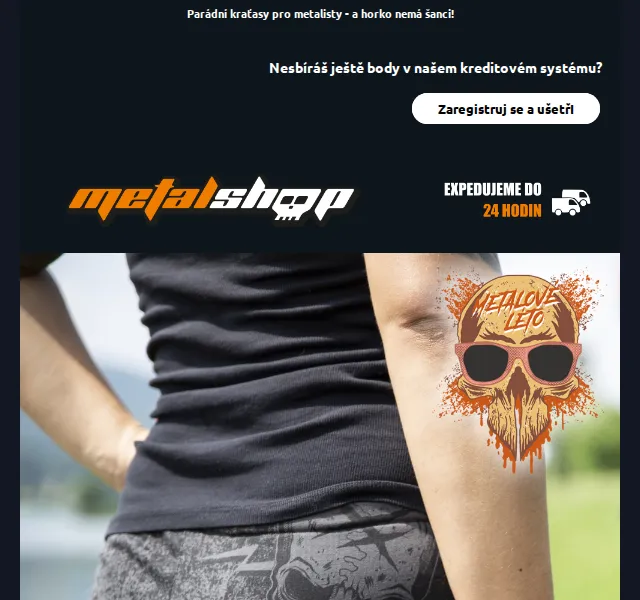 METALSHOP: Kraťasy pro metalisty – červenec 2026 | Nuslet.cz