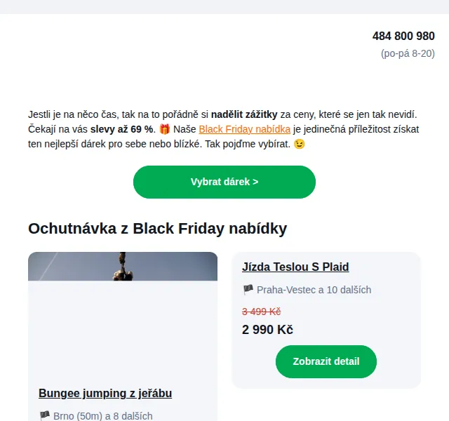Adrop: Black Friday zážitky – slevy až 69 % – červenec 2026 | Nuslet.cz