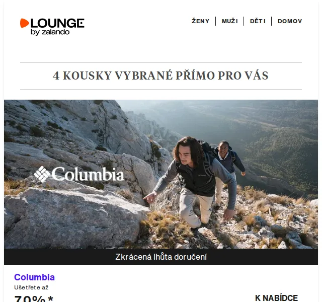 Lounge by Zalando: Columbia, ARKET a Melvin & Hamilton se slevou až 75 % – červenec 2026 | Nuslet.cz