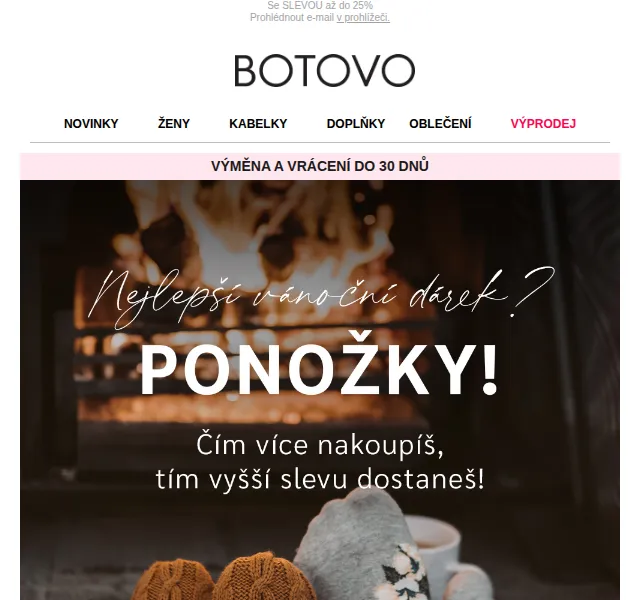 Botovo.cz: Top dárek na Vánoce se slevou až 25 % – červen 2026 | Nuslet.cz