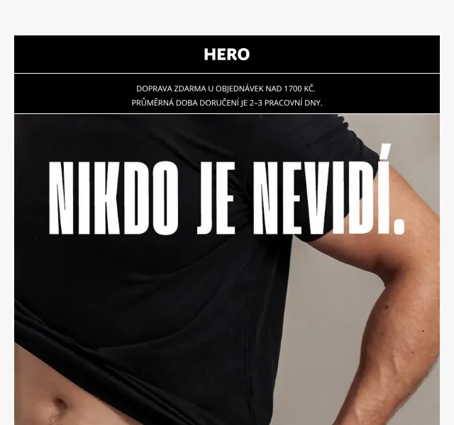 HERO: pohodlné boxerky se slevou – říjen 2026