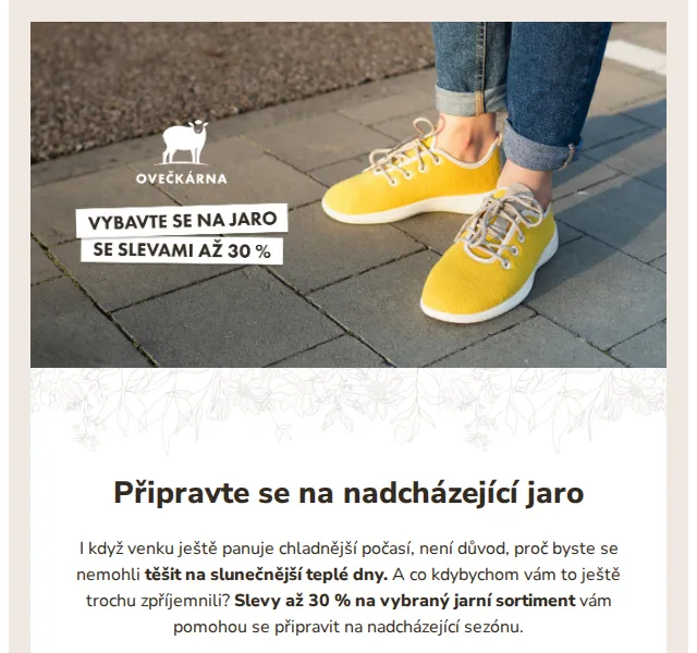 Ovečkárna: Slevy až 30 % na jarní sortiment – červenec 2026 | Nuslet.cz