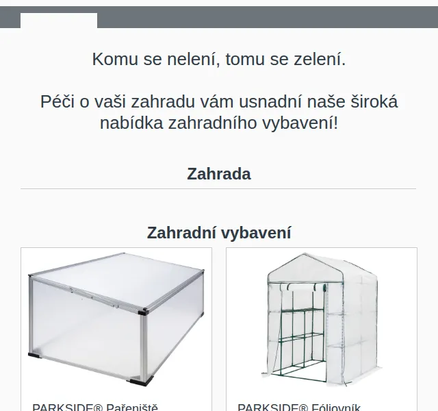 Lidl: Zahradní vybavení a pařeniště od 799 Kč – červen 2026 | Nuslet.cz