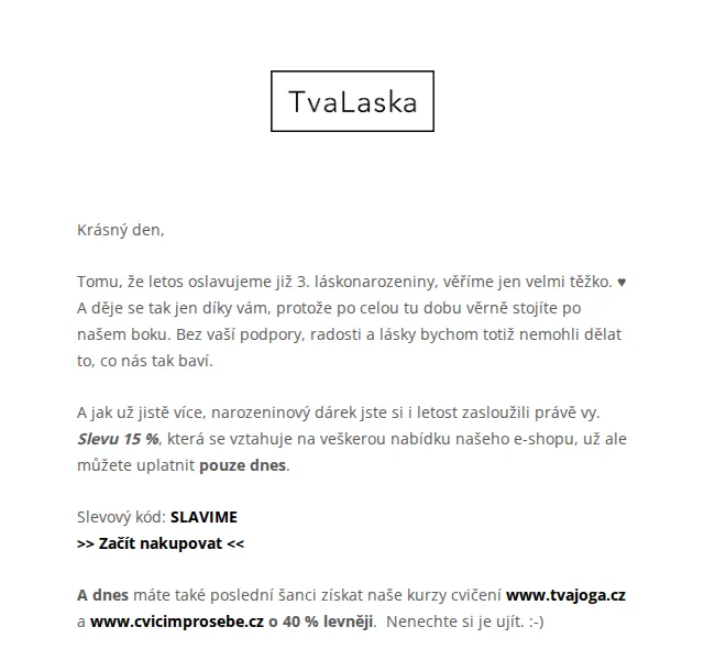 Niki a Ctirad z TvaLaska: sleva 15 % na vše a 40 % na kurzy – červenec 2026 | Nuslet.cz
