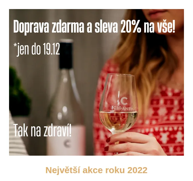 Víno Cigánek: sleva 20 % na vše + doprava zdarma – červen 2026 | Nuslet.cz