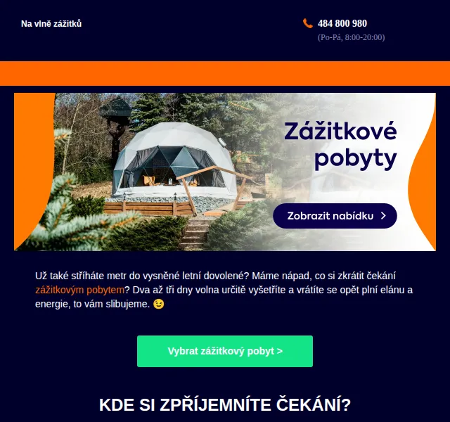Adrop: Zážitkové pobyty napříč ČR od 3 049 Kč – červenec 2026 | Nuslet.cz