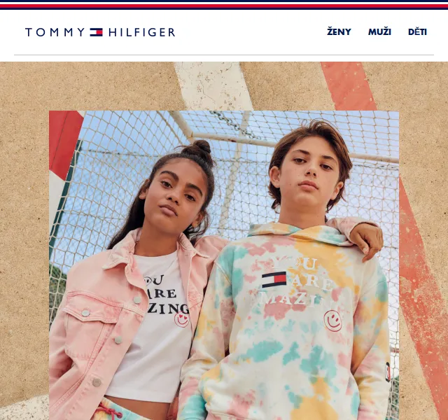 Tommy Hilfiger: letní batikované kousky pro děti – červenec 2026 | Nuslet.cz