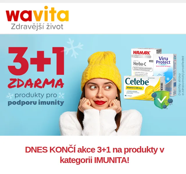 Wavita: Akce 3+1 na imunitu – únor 2023 | Nuslet.cz