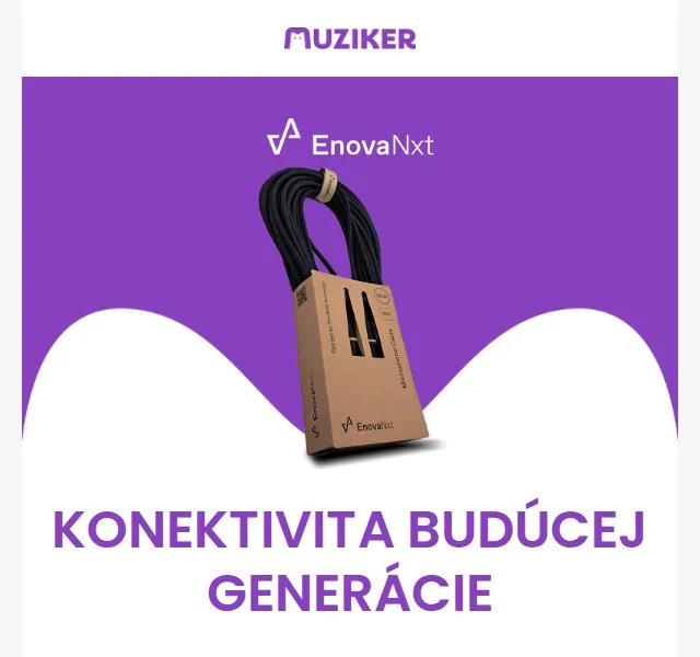 Muziker: Káble a konektory EnovaNxt – červen 2026 | Nuslet.cz