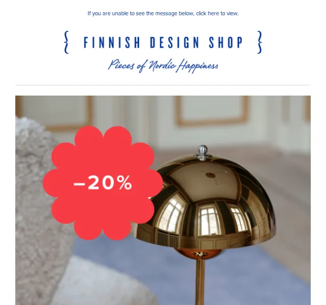 Finnish Design Shop: sleva 20 % na &Tradition Flowerpot VP9 – prosinec 2026 | Nuslet.cz