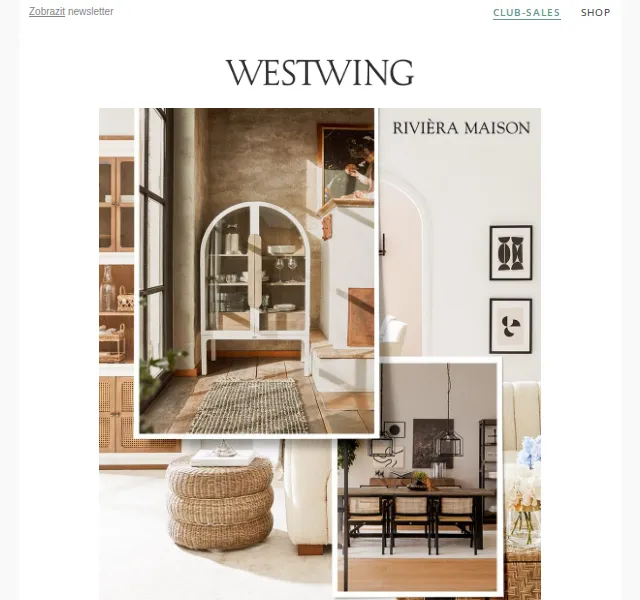 Westwing: Rivièra Maison a Royal Palace Bedding – červenec 2026 | Nuslet.cz