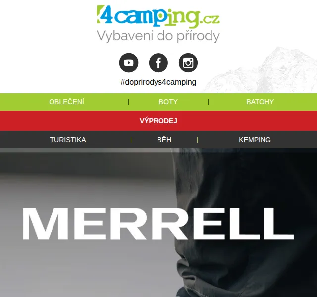 4camping: Merrell boty – akce červenec 2026 | Nuslet.cz