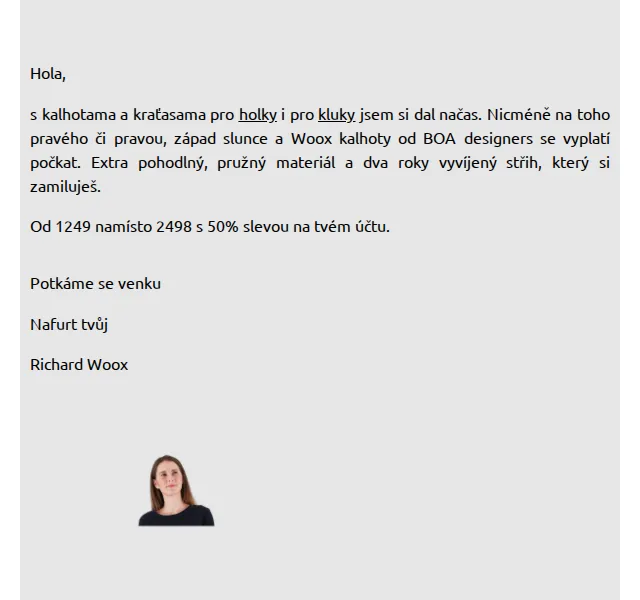 Richard Woox: BOA kalhoty a kraťasy – 50% sleva – červenec 2026 | Nuslet.cz