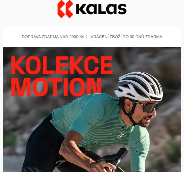 KALAS Sportswear: Nová kolekce MOTION skladem – červen 2026 | Nuslet.cz