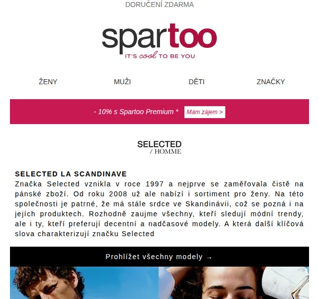 Spartoo: Must have sezóny Selected, Levi's, Asics – červenec 2026 | Nuslet.cz