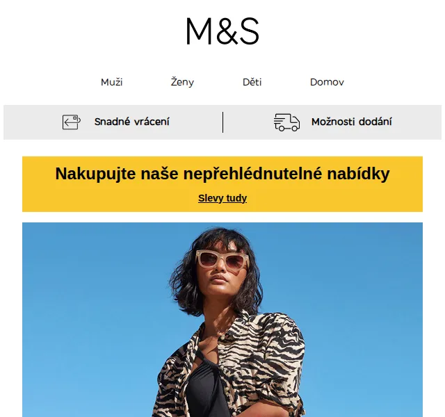 Marks and Spencer: letní kolekce plavek a oblečení – červenec 2026 | Nuslet.cz