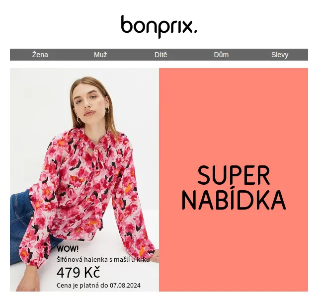 Bonprix: Trendy halenka a nová kolekce – červenec 2026 | Nuslet.cz