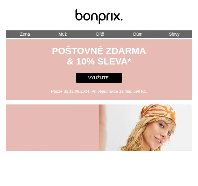 bonprix: 10% sleva + poštovné zdarma – červenec 2026 | Nuslet.cz