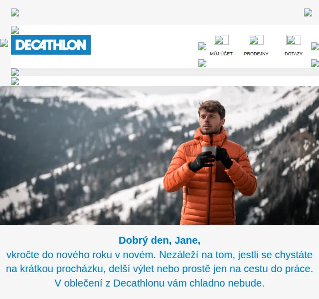 DECATHLON: Zimní bundy a mikiny od 399 Kč – červen 2026 | Nuslet.cz