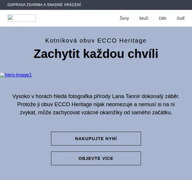 ECCO Heritage kotníková obuv – červen 2026 | Nuslet.cz