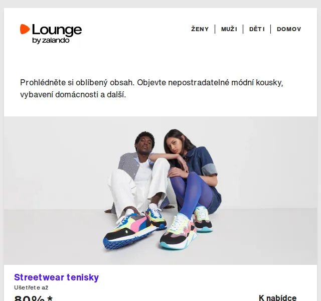 Lounge by Zalando: Slevy až 80 % na streetwear i outdoor – červenec 2026 | Nuslet.cz