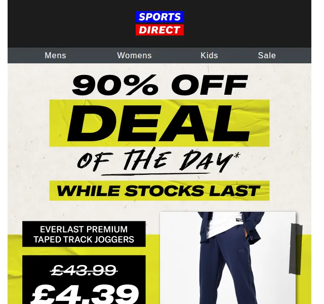 Sportsdirect.com: Everlast joggers za 90% slevou – červen 2026 | Nuslet.cz