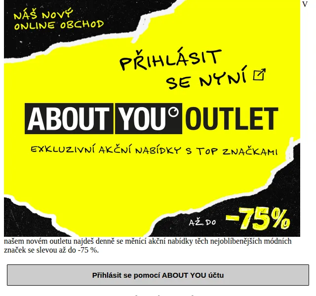 ABOUT YOU: Outlet se slevami až -75 % – červenec 2026 | Nuslet.cz
