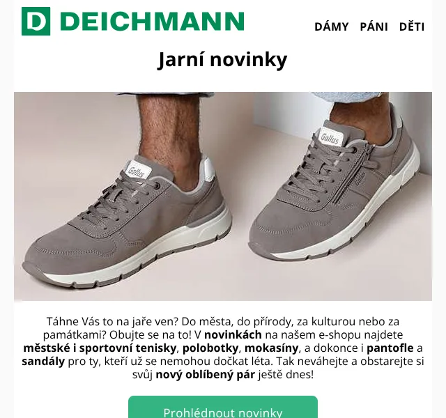 DEICHMANN: Sleva 20 % na Nike, Adidas, Puma – duben 2026