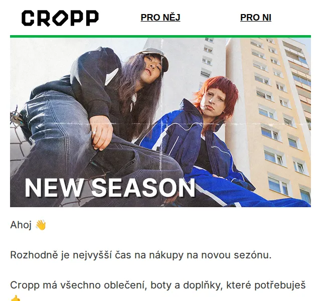 Cropp: Nová sezóna plná stylu – červenec 2026 | Nuslet.cz