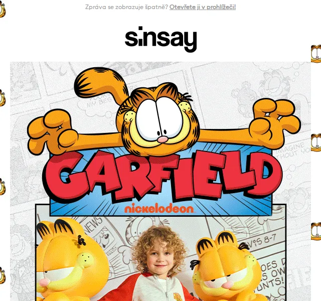 Sinsay: Garfield kolekce – červenec 2026 | Nuslet.cz