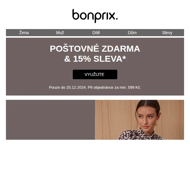 Bonprix: 15% sleva a poštovné zdarma – červenec 2026 | Nuslet.cz